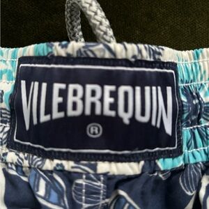 Vilebrequin Kids Swim Trunks - Blue and White
